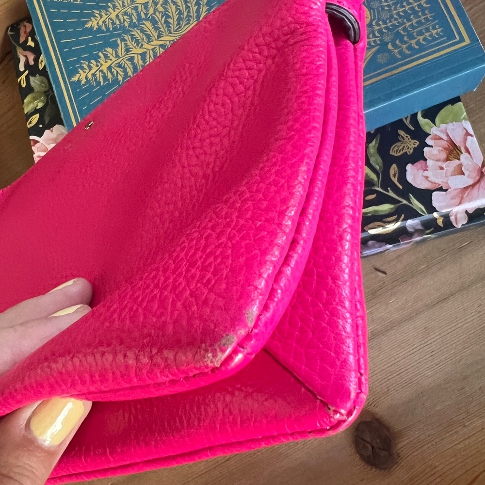 Kate Spade Bright Pink Crossbody Bag with Tassel Accents - Picture 15 of 16